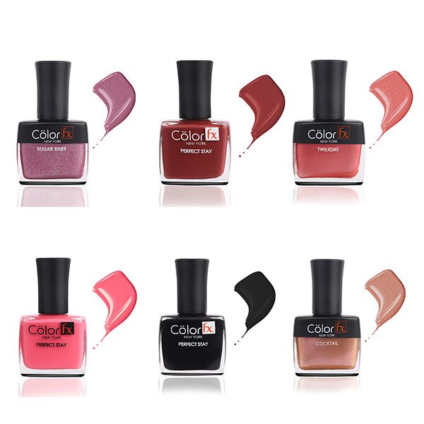 

Color Fx Nail Enamel Sugar Baby Perfect Stay Collection (Pack of 6 )