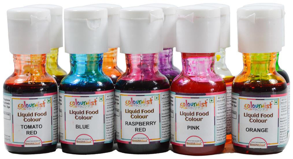 

Colourmist Liquid Food Colour Assorted 20g (Pack of 10)