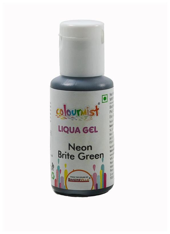 

Colourmist Liqua gel Neon Brite green 15 g (Pack of 1)