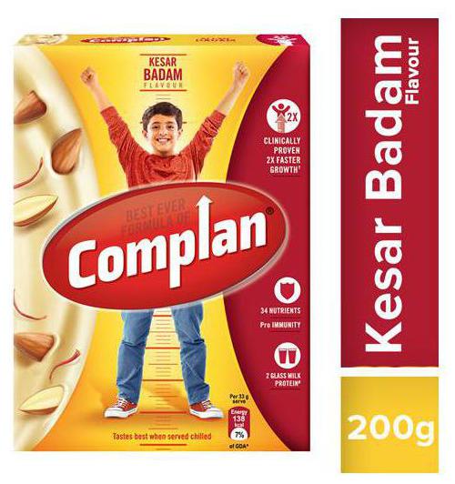 

Complan Growth Drink Mix - Kesar Badam Flavour 200 g