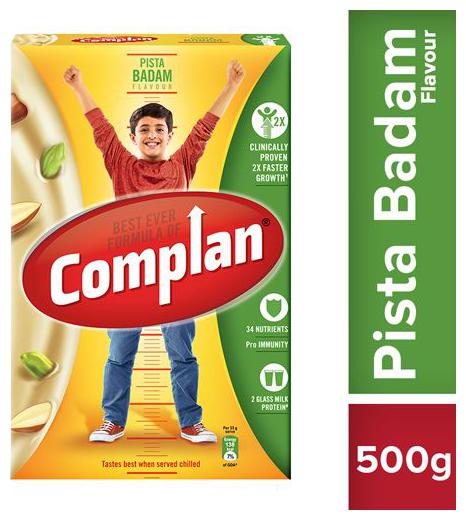 

Complan Growth Drink Mix - Pista Badam Flavour 500 g