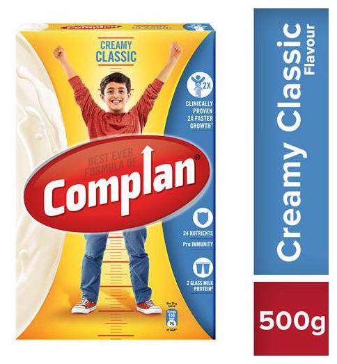 

Complan Growth Drink Mix - Creamy Classic Flavour 500 g