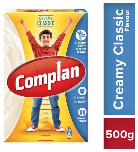 

Complan Growth Drink Mix - Creamy Classic Flavour 500 g