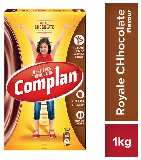 

Complan Growth Drink Mix - Royale Chocolate Flavour 1 kg