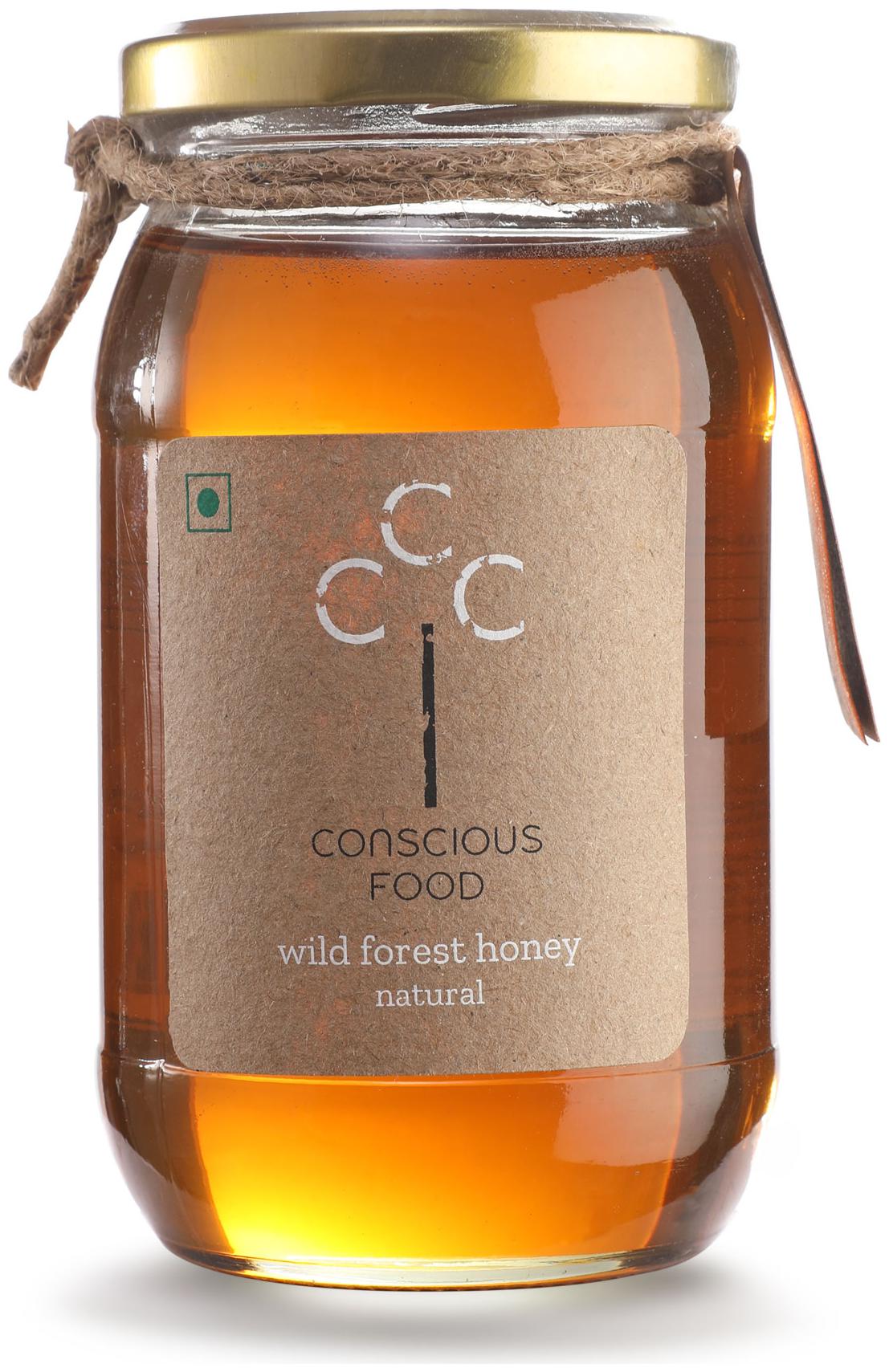 

Conscious Food Wild Forest Honey 500g (Pack of 1)