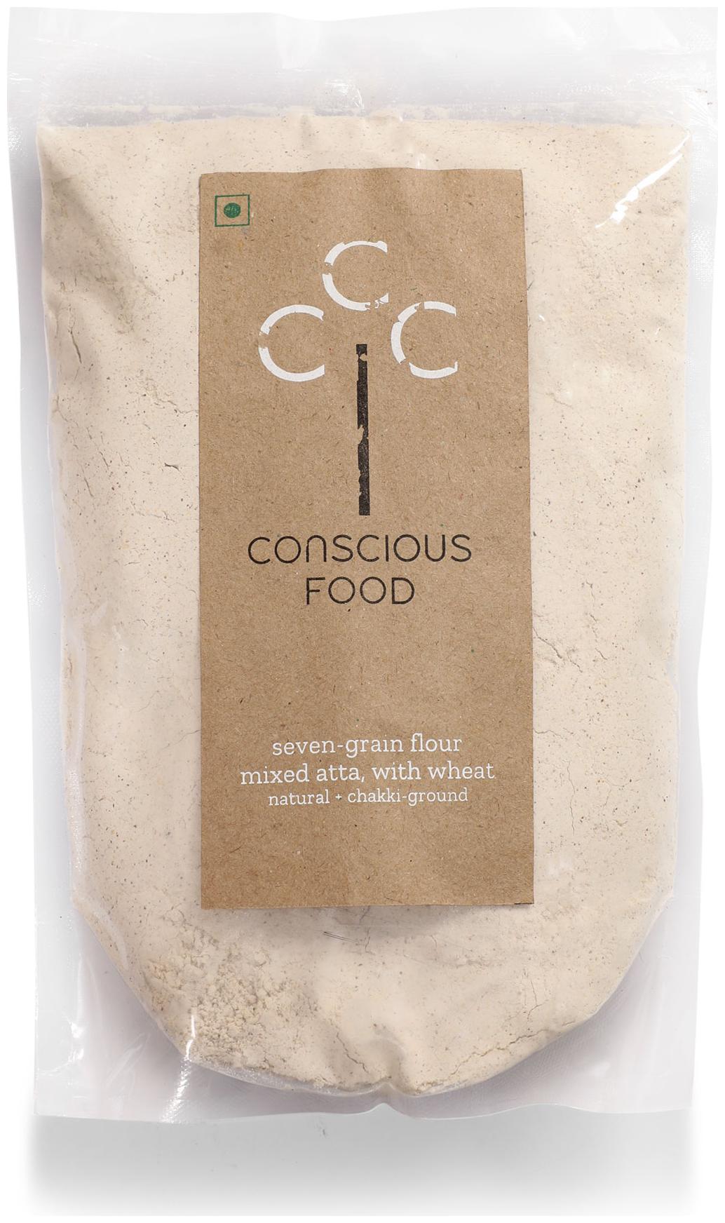 

Conscious Food Natural Seven Grain Flour 500g (Pack Of 3)