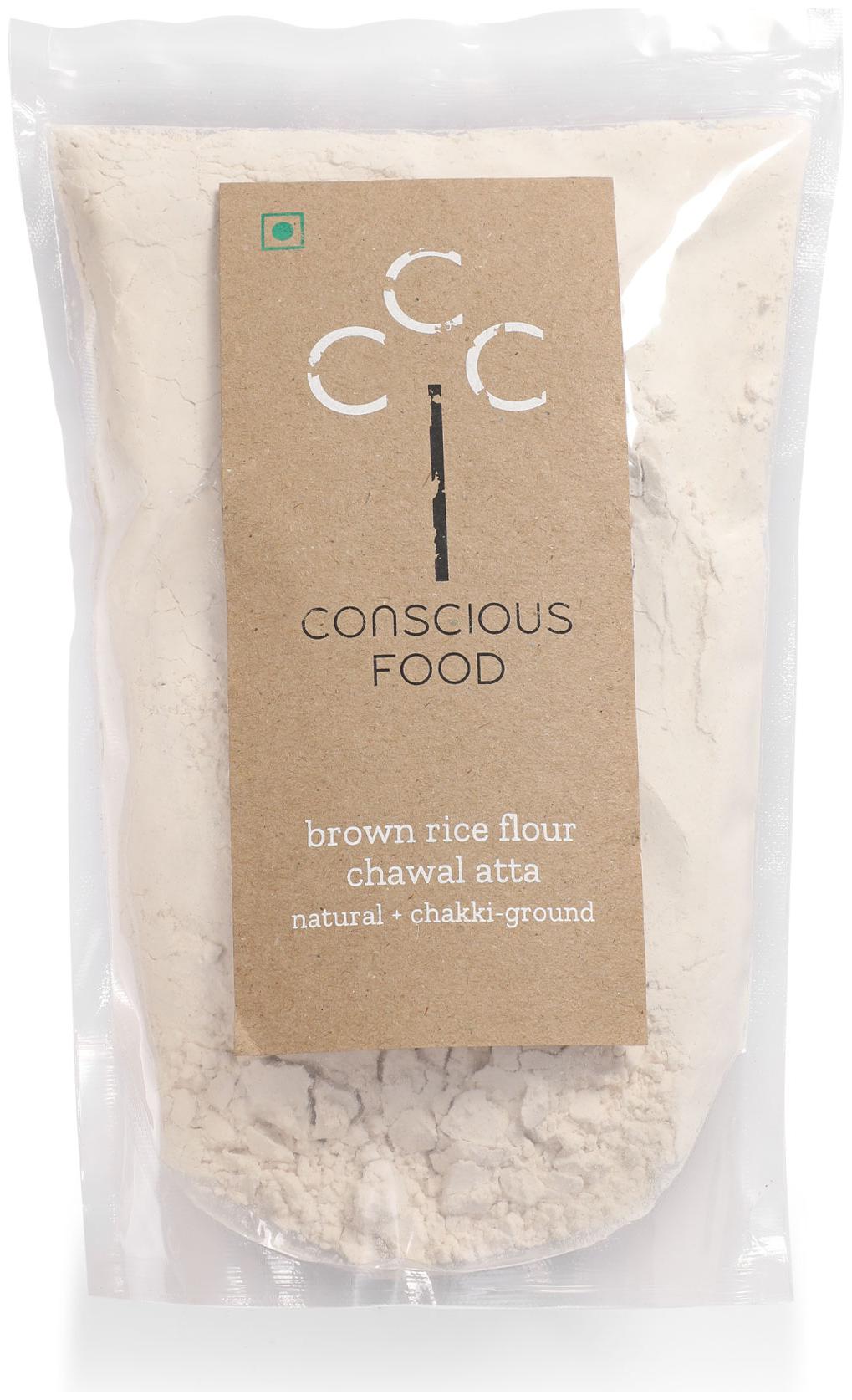 

Conscious Food Natural Brown Rice Flour 500g (Pack Of 3)