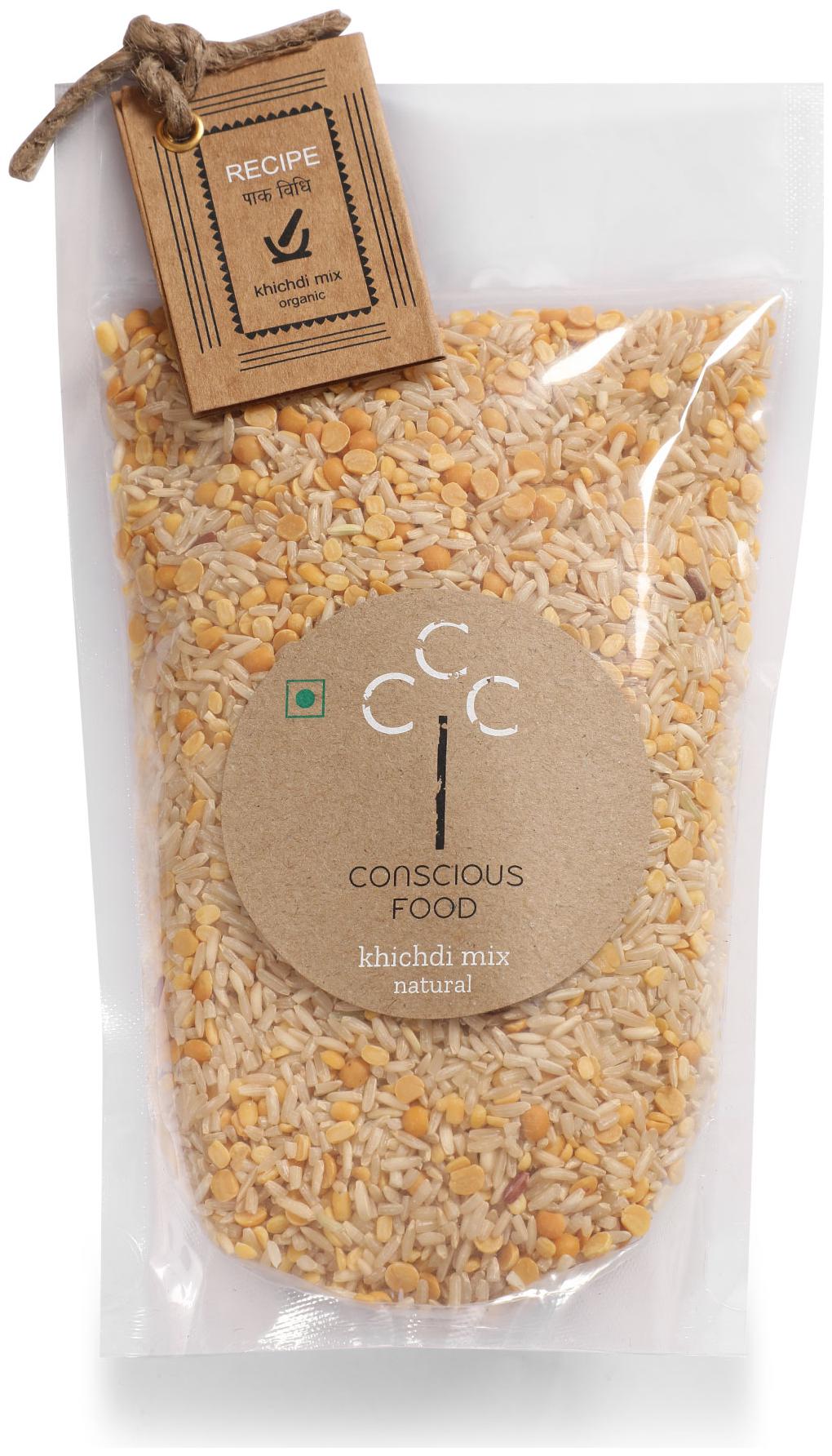 

Conscious Food Natural Khichdi Mix 500g (Pack Of 2)