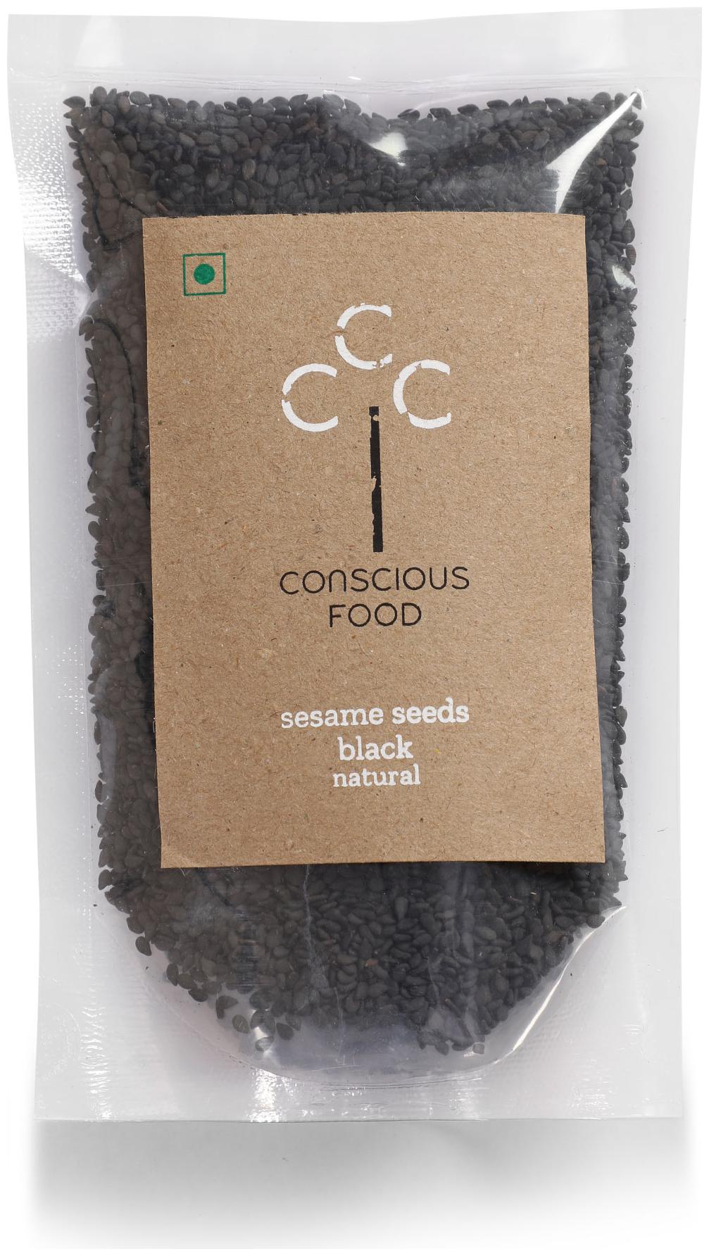 

Conscious Food Sesame Seeds (Black) 100 g ( Pack of 3 )