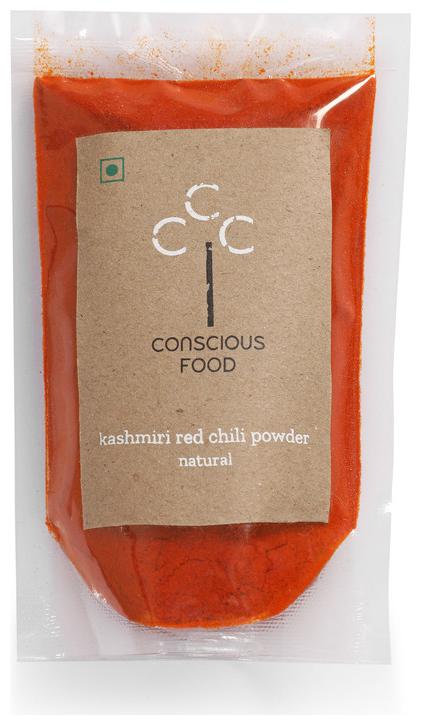

Conscious Food Kashmiri Red Chilli Powder 100 g (Pack of 2 )