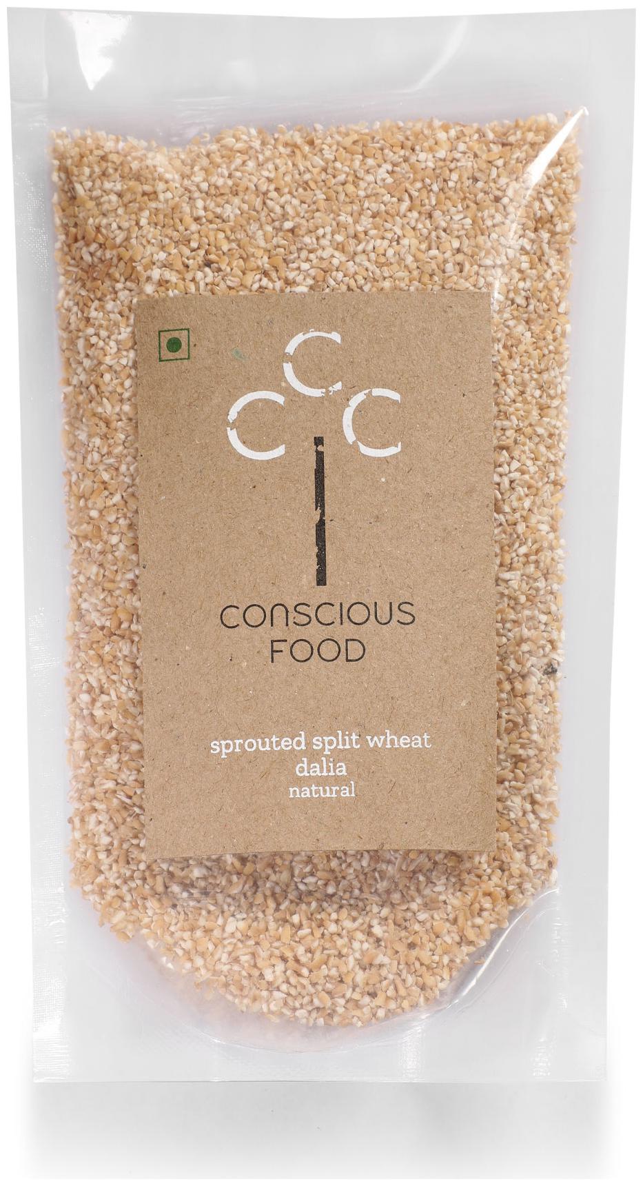 

Conscious Food Natural Sprouted Wheat Dalia 200g (Pack Of 3)