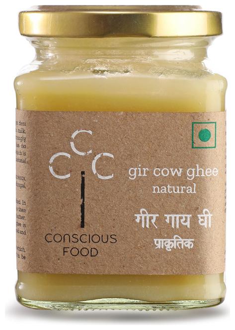 

Conscious Food A2 gir Cow ghee 200g
