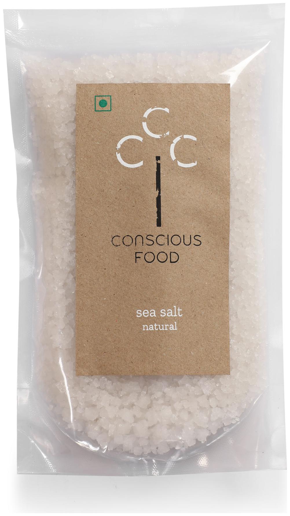 

Conscious Food Natural Sea Salt 500g (Pack Of 4)