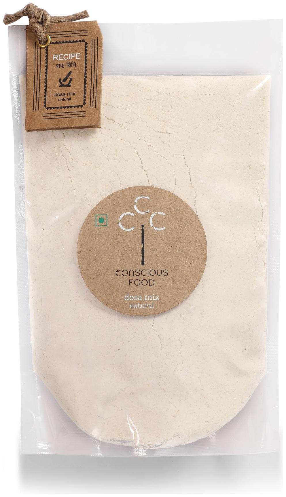 

Conscious Food Natural Dosa Mix 500g (Pack Of 2)