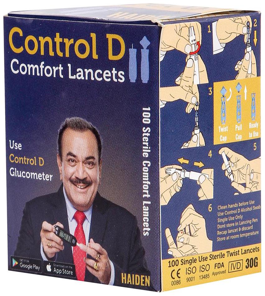 

Control D 100 Comfort Lancets (Round)
