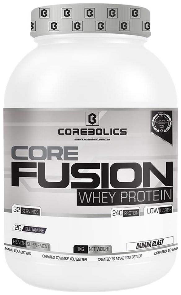 

Corebolics Core Fusion Pure Whey Protein 1kg (2 2 lbs) (Banana Blast)