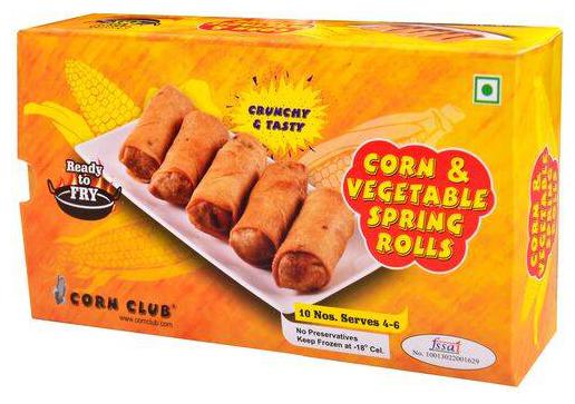 

Corn Club Frozen Corn Vegetable Spring Rolls 240 g
