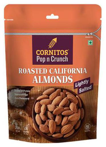 

Cornitos Almonds - Roasted Lightly Salted 200 g