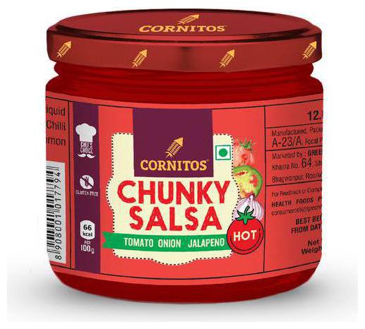 

Cornitos Chunky Salsa - Hot 330 g