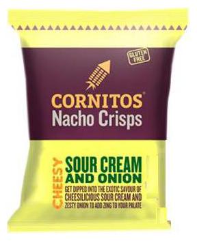 

Cornitos Nacho Crisps - Cheesy Sour Cream Onion 60 g