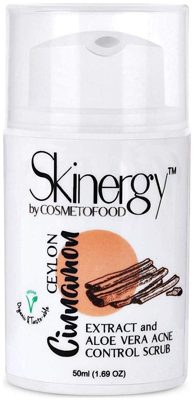 

Cosmetofood Skinergy Ceylon Cinnamon Extract Aloevera Acne Control Scrub (50 ml)