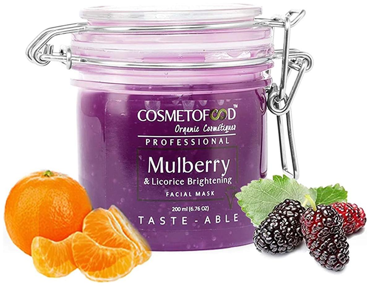 

Cosmetofood Professional Mulberry Licorice Brightening Facial Face Mask For Men And Women (200 ml)