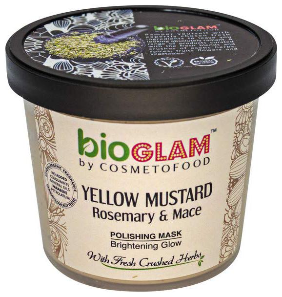 

Cosmetofood Bioglam Yellow Mustard Rosemary Mace Polishing Mask Brightening Glow (100 ml)