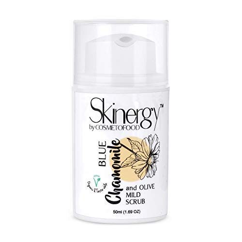 

Cosmetofood Skinergy Blue Chamomile Olive Mild Face Scrub (50 ml)