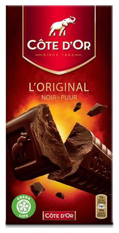

Cote d Or Chocolate Bar - Noir Puur 200 g