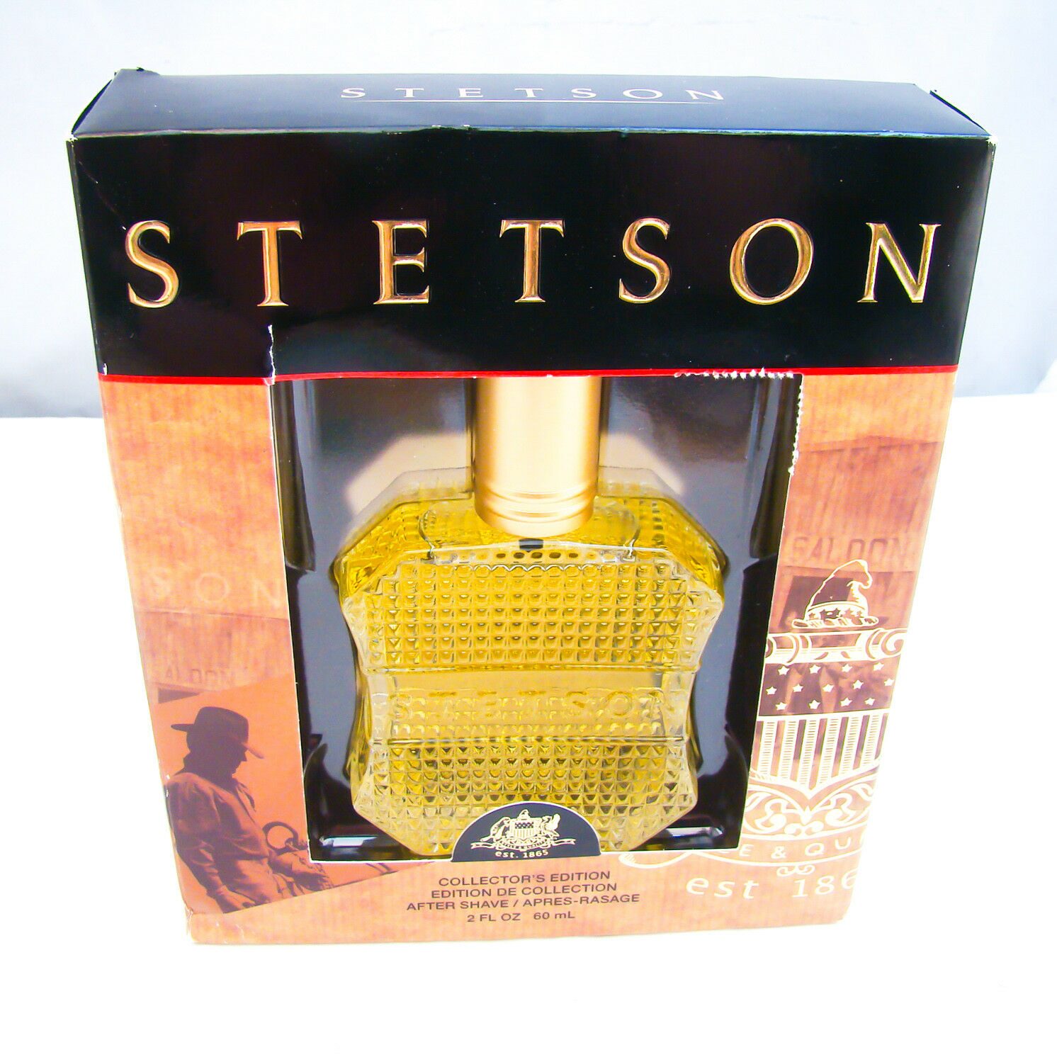 

Coty STETSON Collector s Edition After Shave 2 oz 60 ml NEW NIB imp