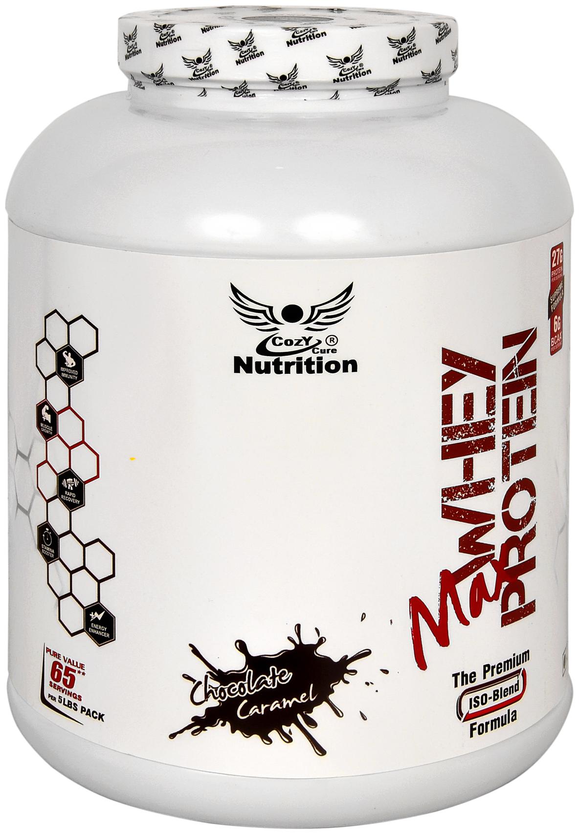 

Cozy Cure Nutrition Max Whey Protein 5lbs Pack of 1