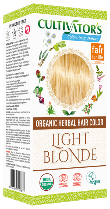 

Cultivator s Organic Herbal Hair Color Light Blonde