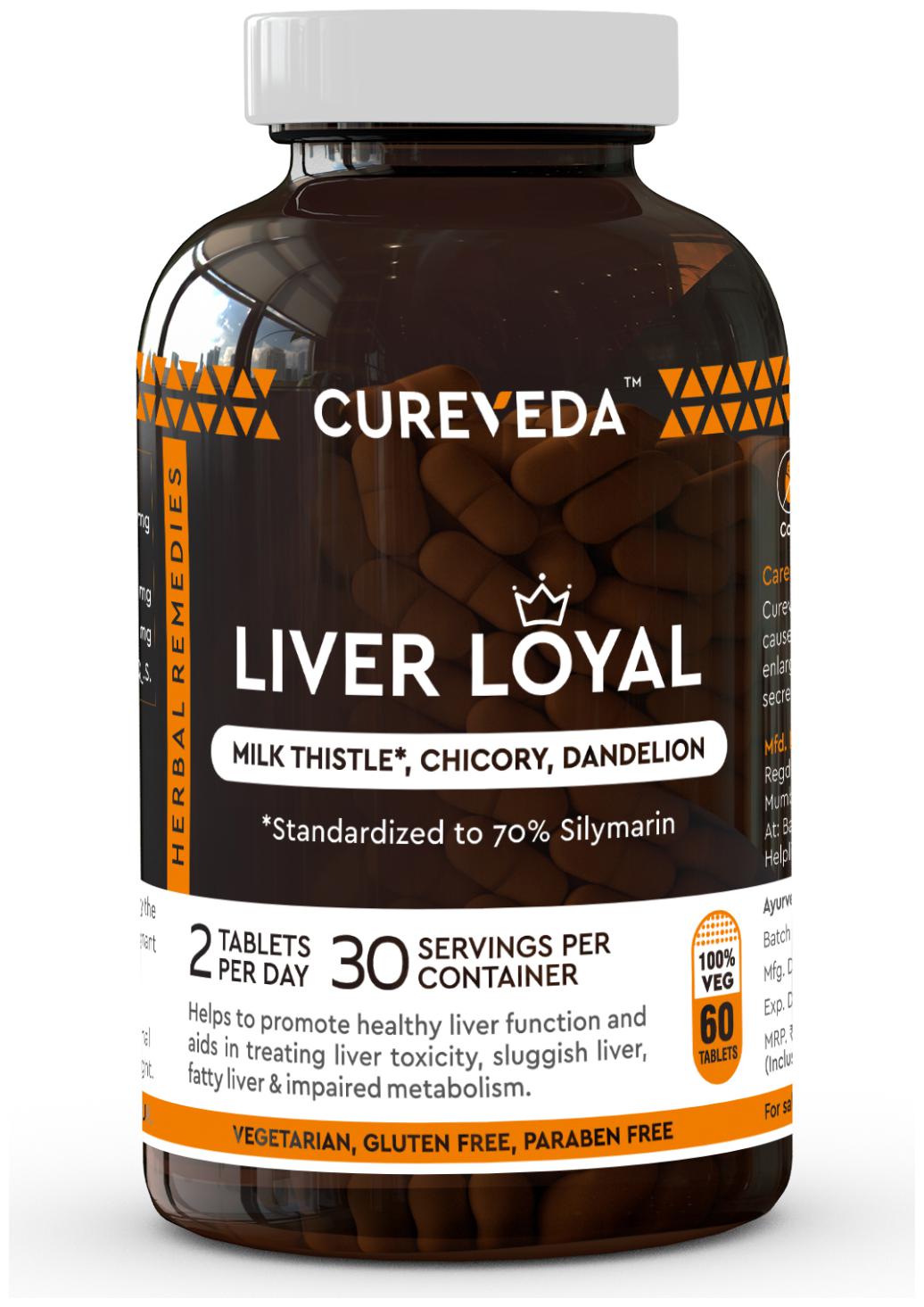 

Cureveda Liver Loyal (60 Tablets)