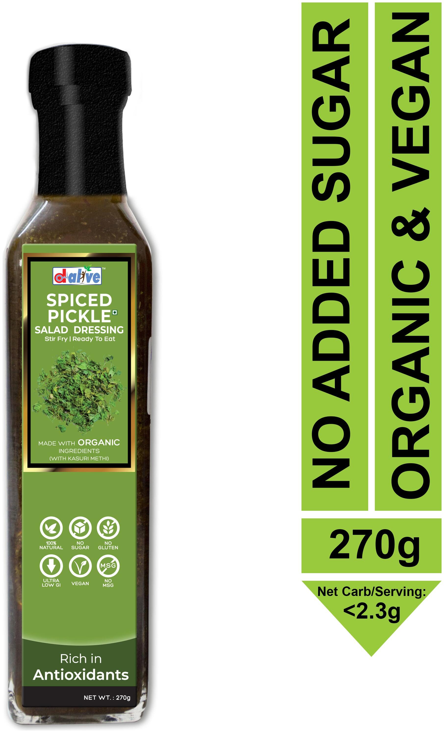 

d-alive hot sweet pickle vinaigrette - 270g