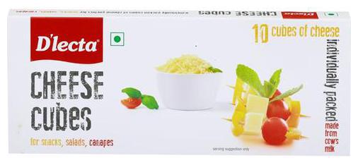 

D Lecta Cheddar Cheese Cubes 200 g