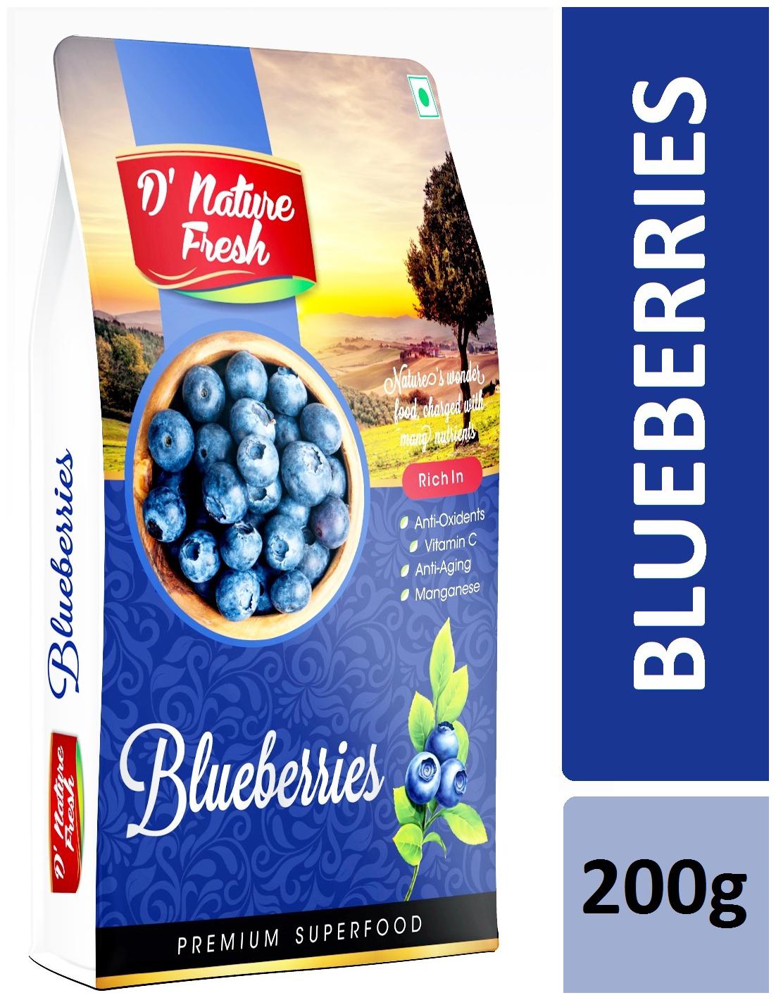 

D nature Fresh Blueberries 200g