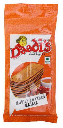 

Daadis Mobile Khakhra - Masala 50 g