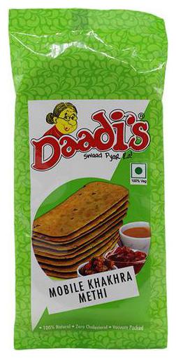 

Daadis Mobile Khakhra - Methi 50 g
