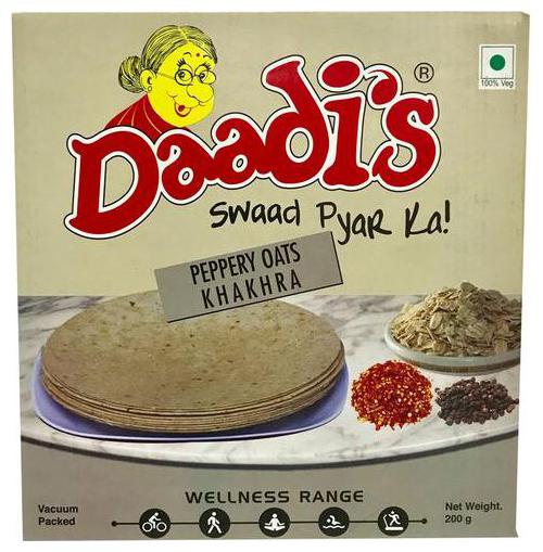 

Daadis Peppery Oats Khakhra 200 g