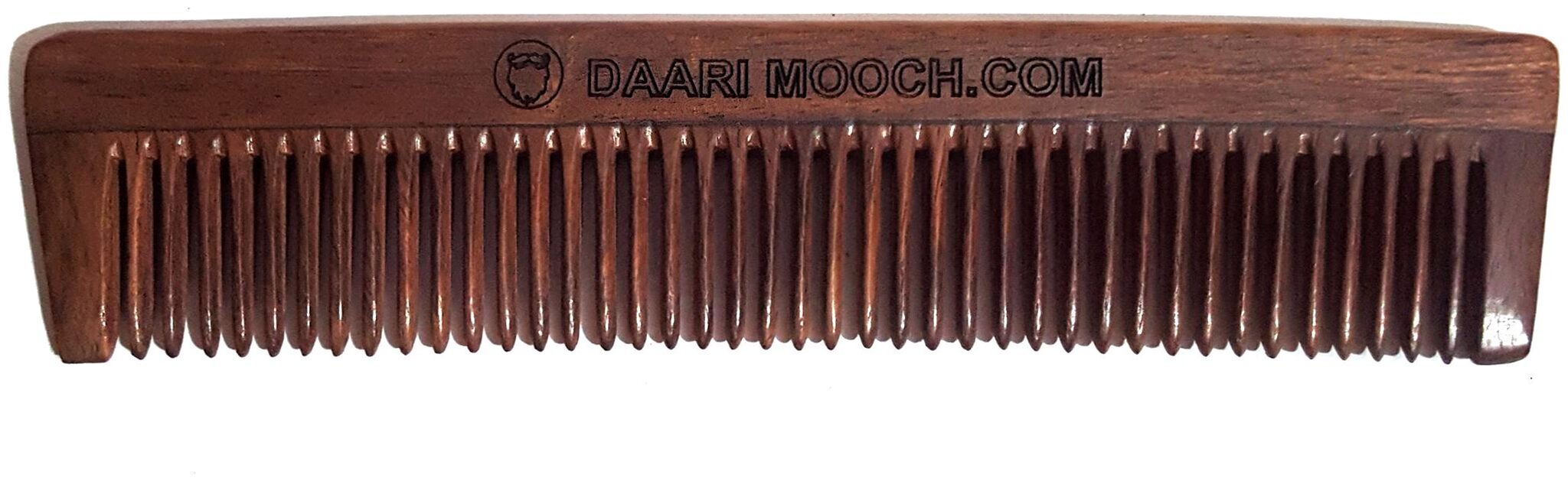 

DAARI MOOCH Beard Hair Comb - Shisham Wood