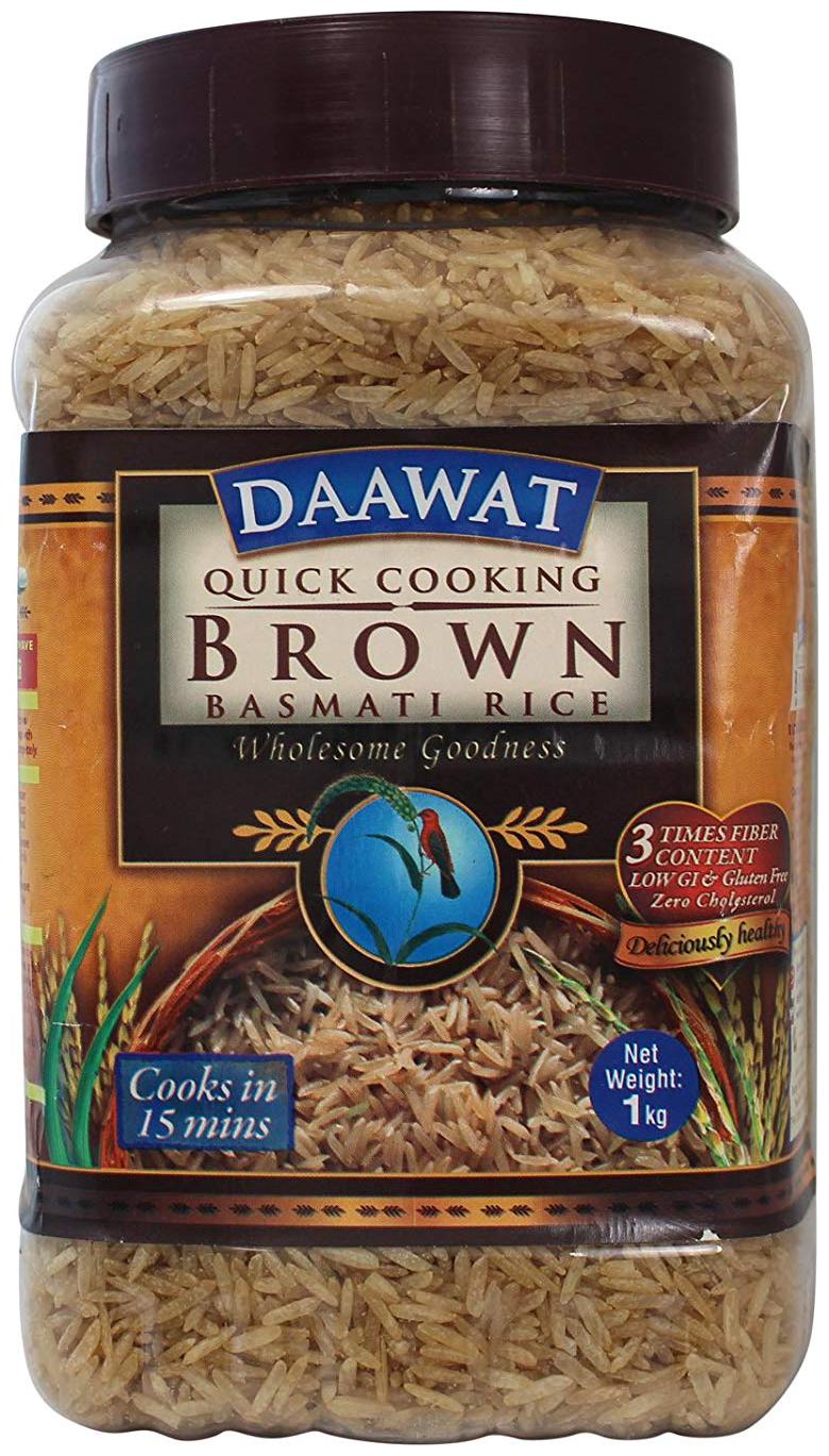 

Daawat Basmati Rice - Brown (Quick Cooking) 1 kg