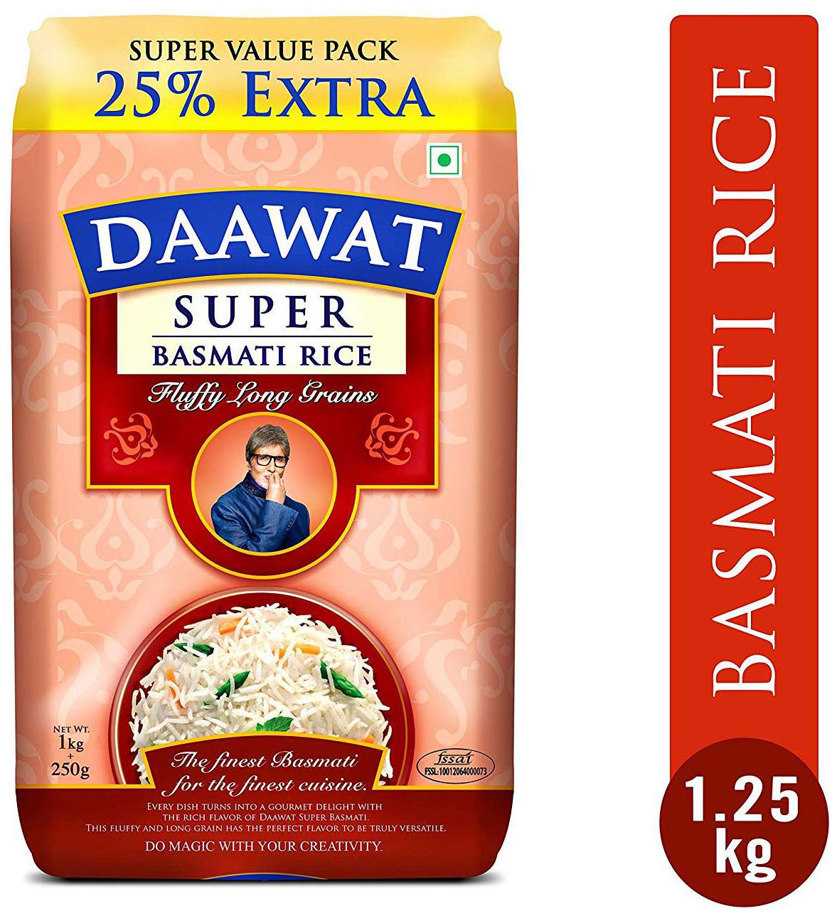 

Daawat Basmati Rice - Super 1 kg