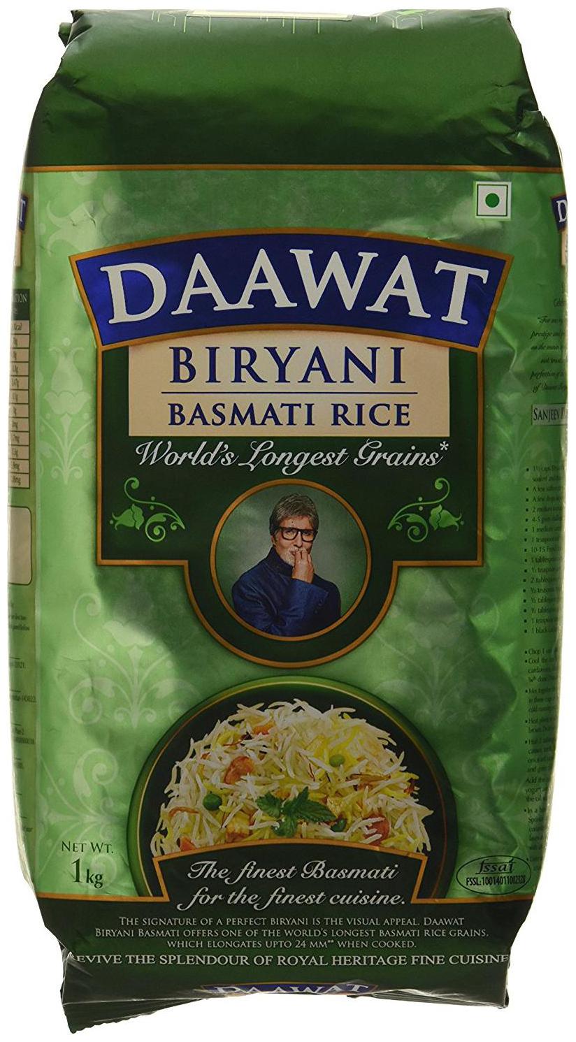 

Daawat Basmati Rice - Biryani 1 kg