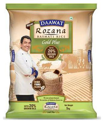 

Daawat Basmati Rice - Rozana Gold Plus 5 kg