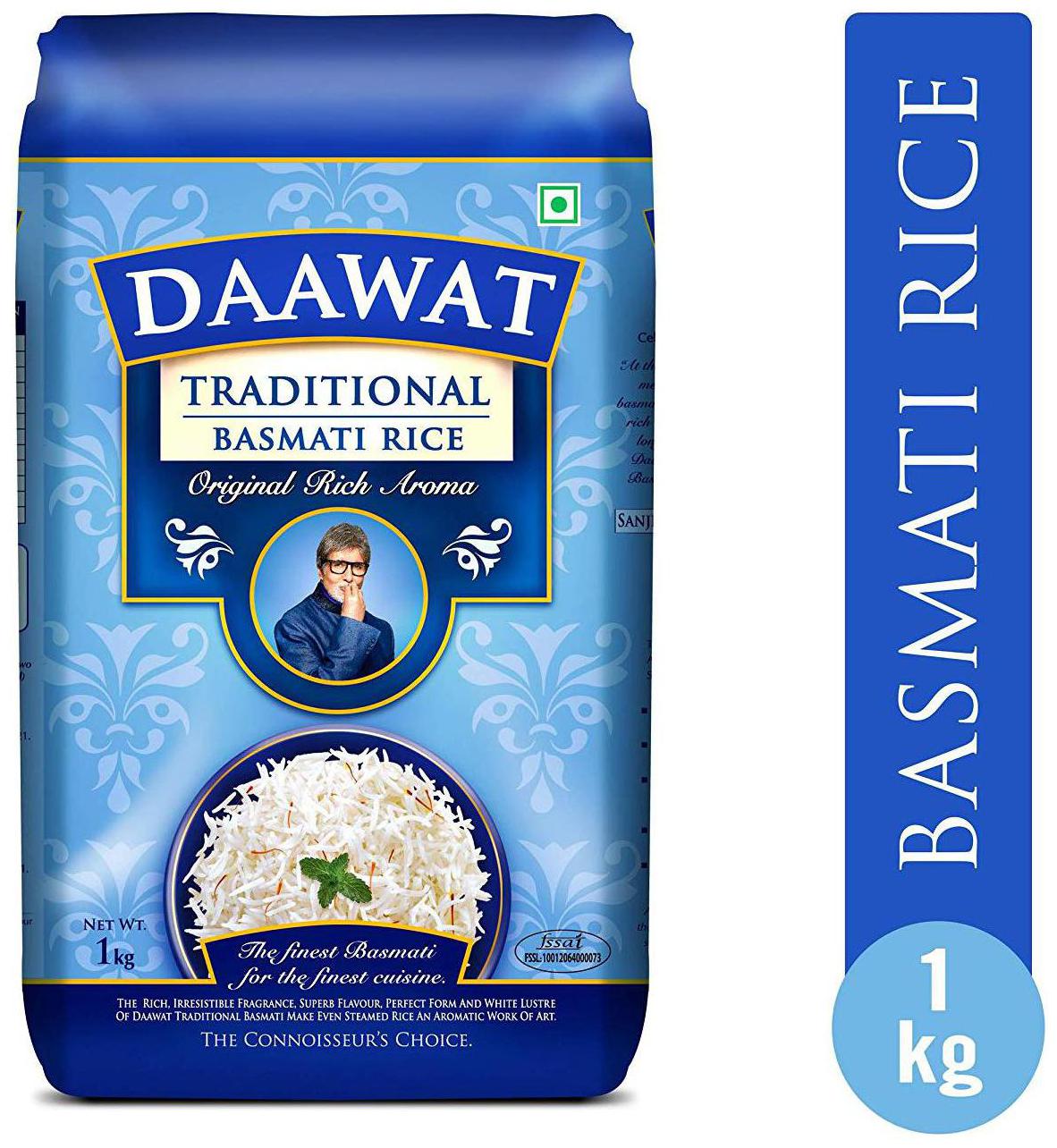 

Daawat Basmati Rice - Traditional 1 kg