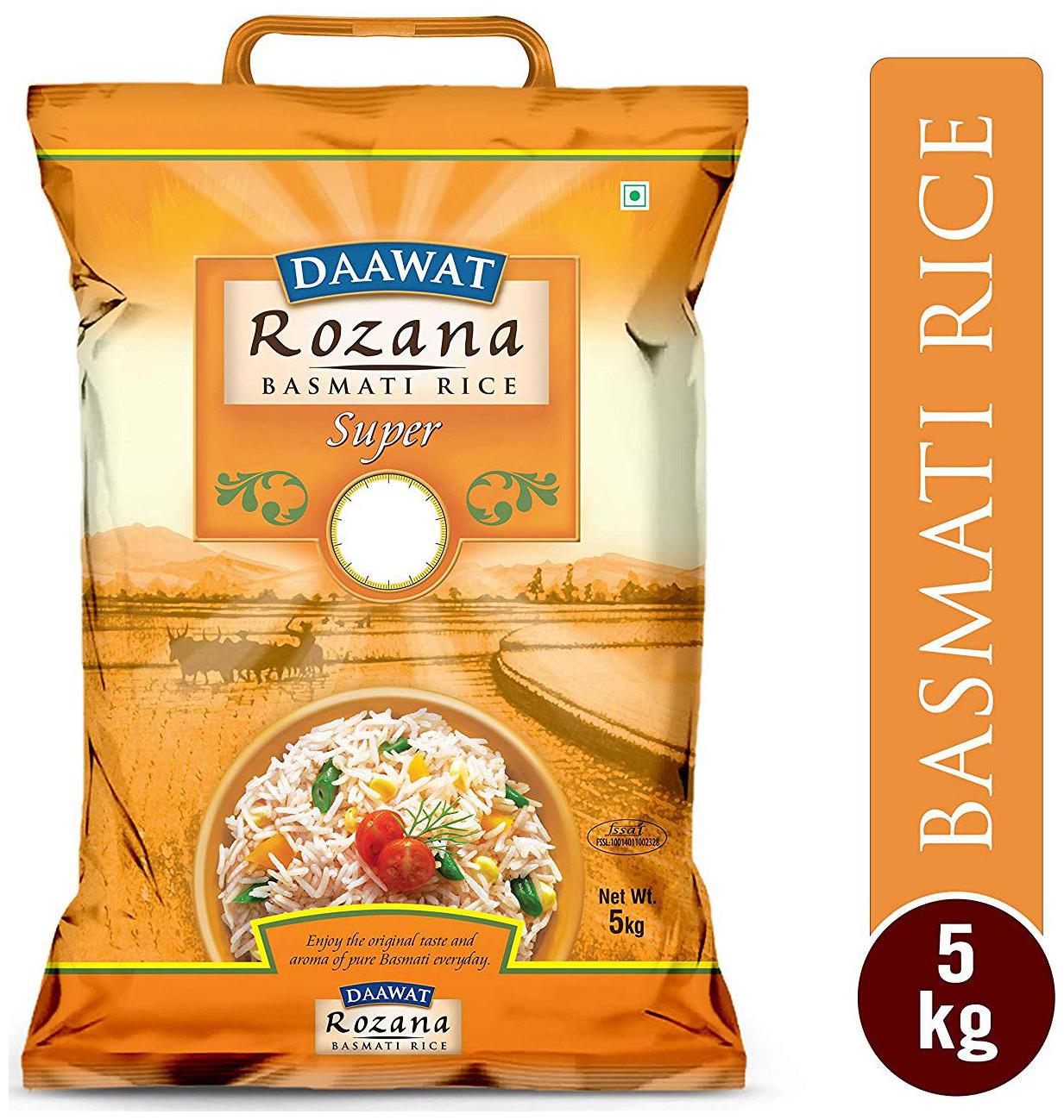 

Daawat Basmati Rice Rozana Super 5 kg