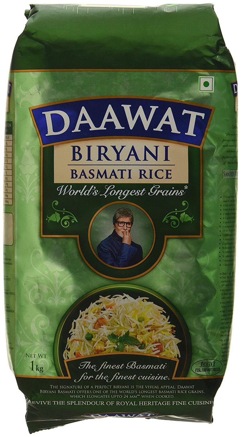 

Daawat Basmati Rice - Biryani 1 kg