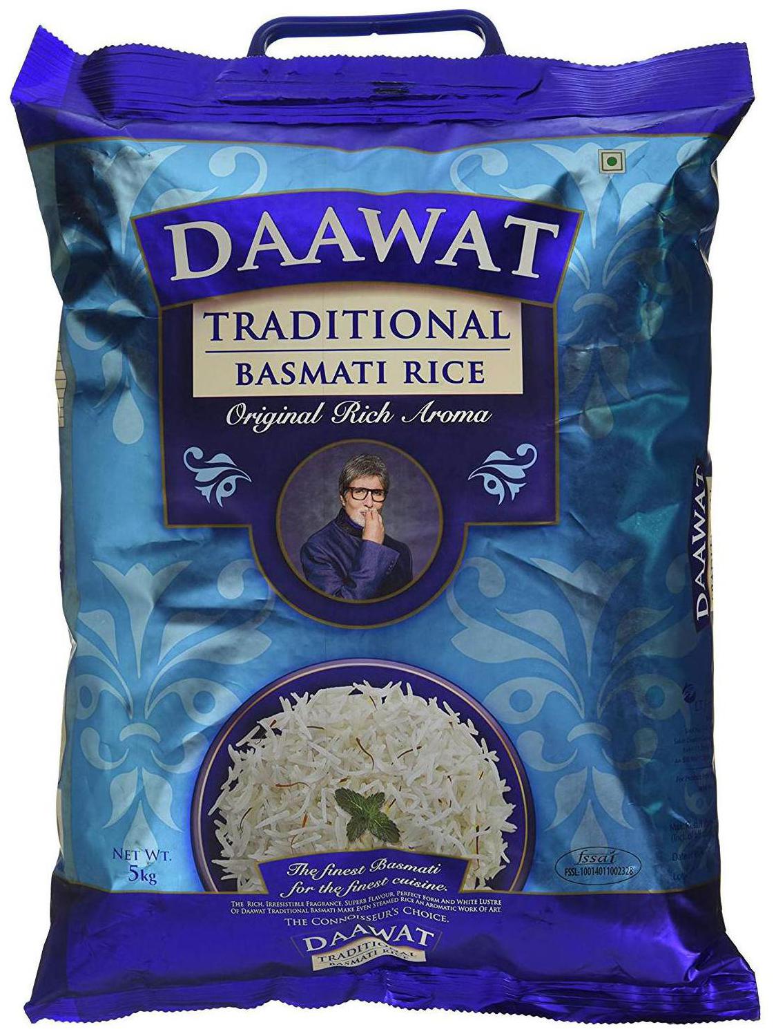 

Daawat Basmati Rice - Traditional 5 kg