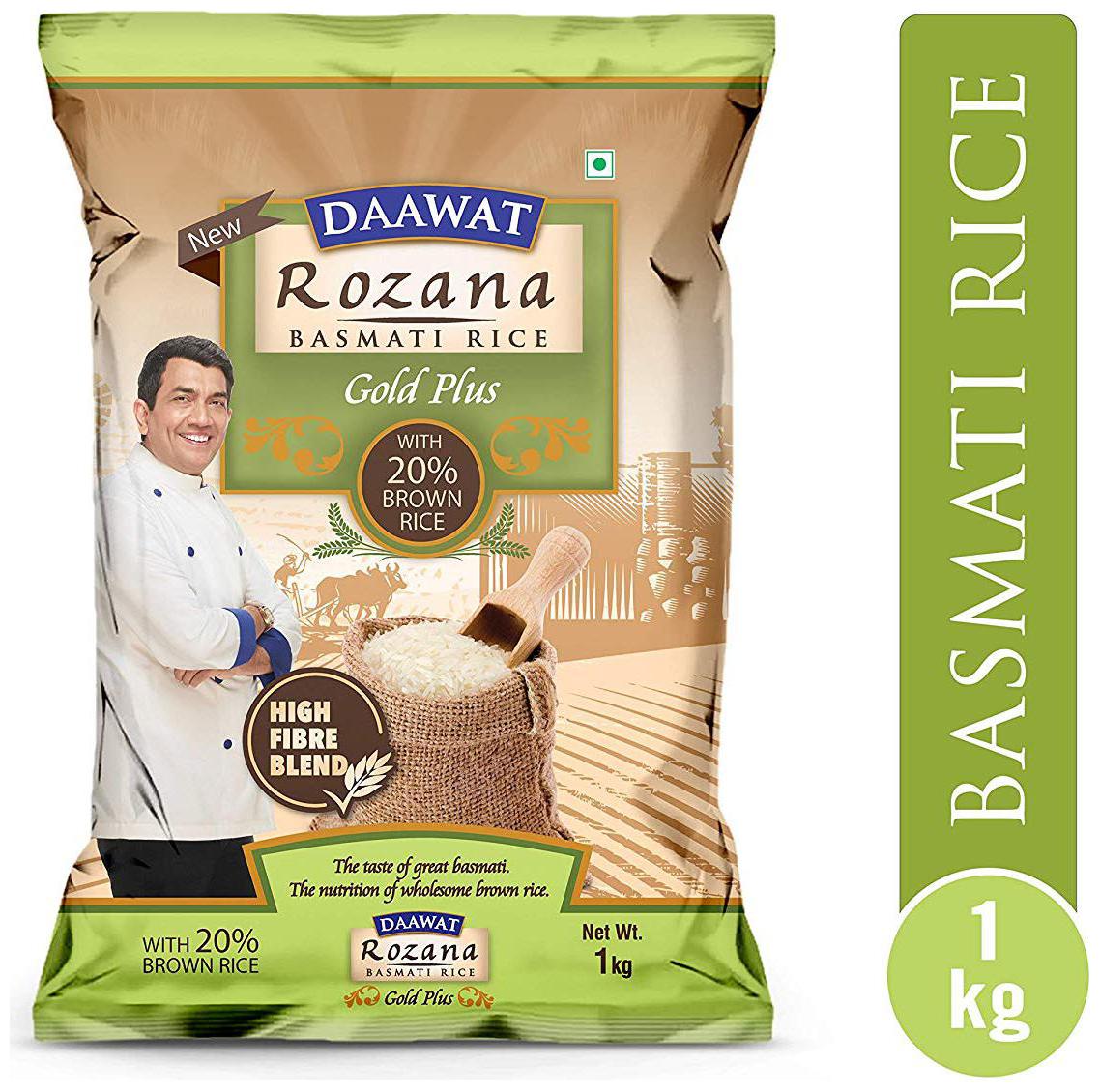 

Daawat Basmati Rice - Rozana Gold Plus 1 kg
