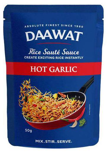 

Daawat Saute Sauce - Hot Garlic 50 g